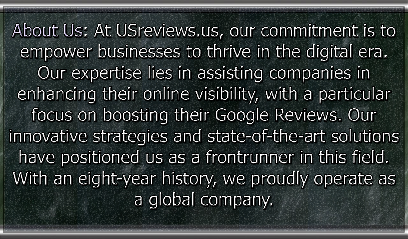 About Us