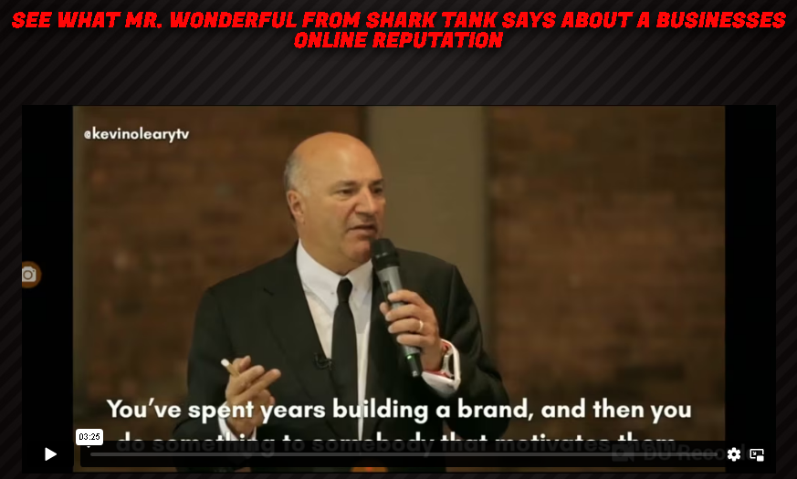 Listen to what Mr. Wonderfull says about the importance of reviews for businesses